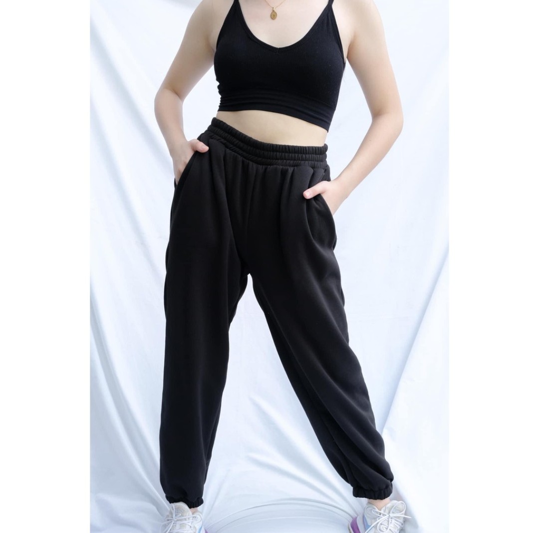 BLACK H\u0026M inspired BAGGY SWEATPANTS 