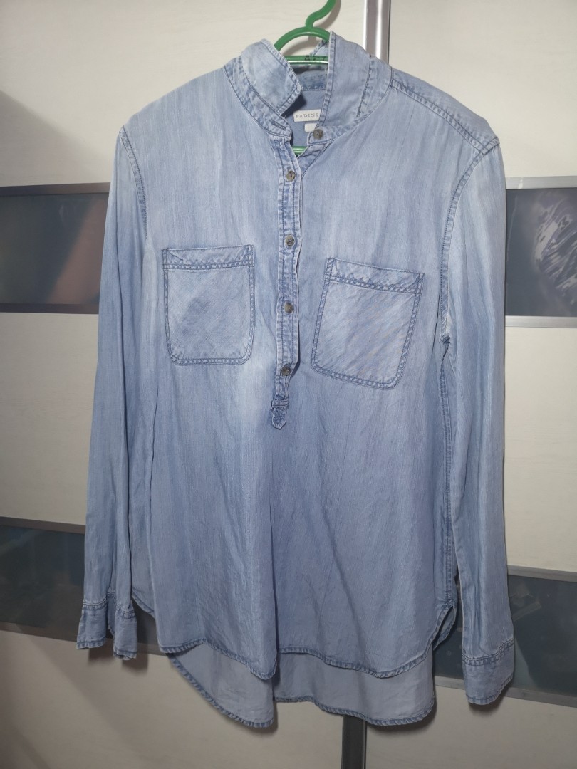 Blouse Kemeja Wanita Blouse Wanita Blouse Muslimah Baju Wanita Women S Fashion Clothes Tops On Carousell