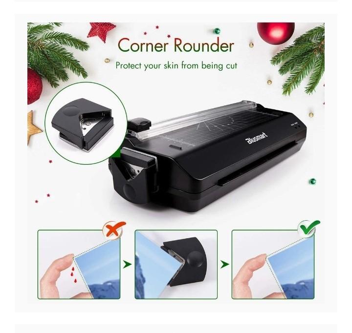 Blusmart Laminator Laminating Machine with Builtin Cutter and Corner