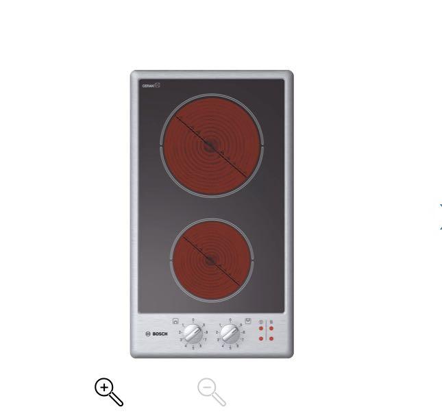 bosch ceramic hob with knobs