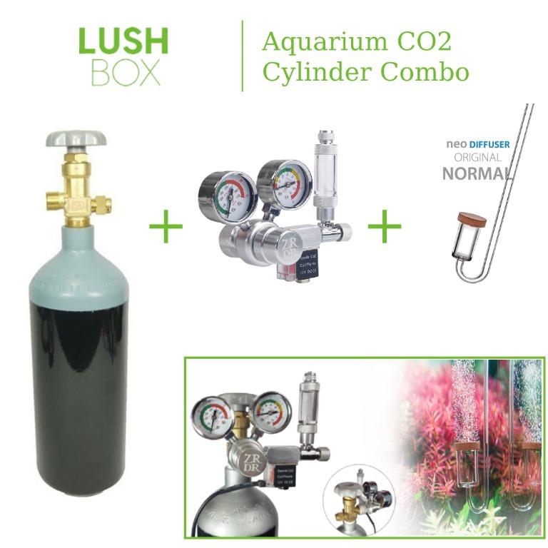 Brand New Pre Filled Co2 Cylinder 2l Co2 Regulator Solenoid Valve Bubble Counter R100 Neo Diffuser Original Pet Supplies For Fish Fish Tank Accessories On Carousell