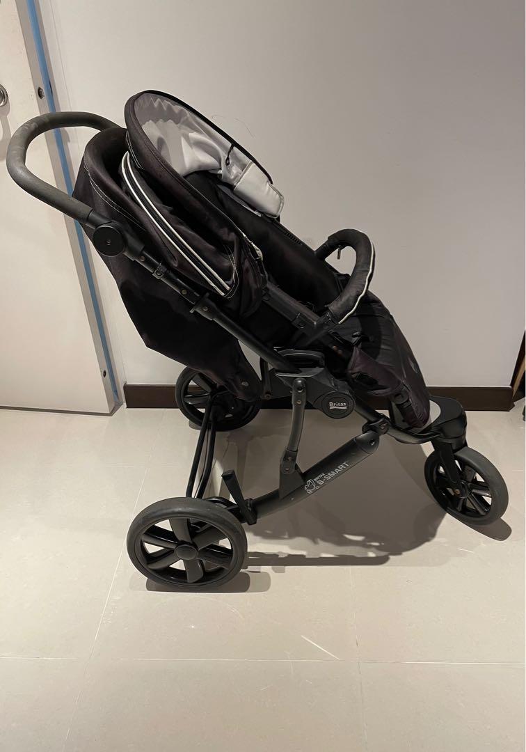 Britax B Smart 3 wheeler stroller with infant car seat