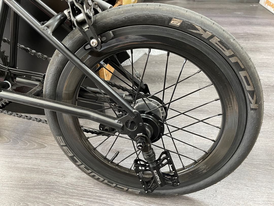 Brompton SMC high profile carbon wheel set