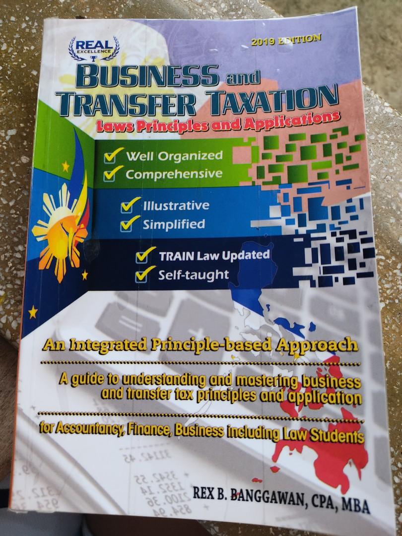 Business and Transfer Taxation 2019ed by Rex Banggawan, Hobbies & Toys