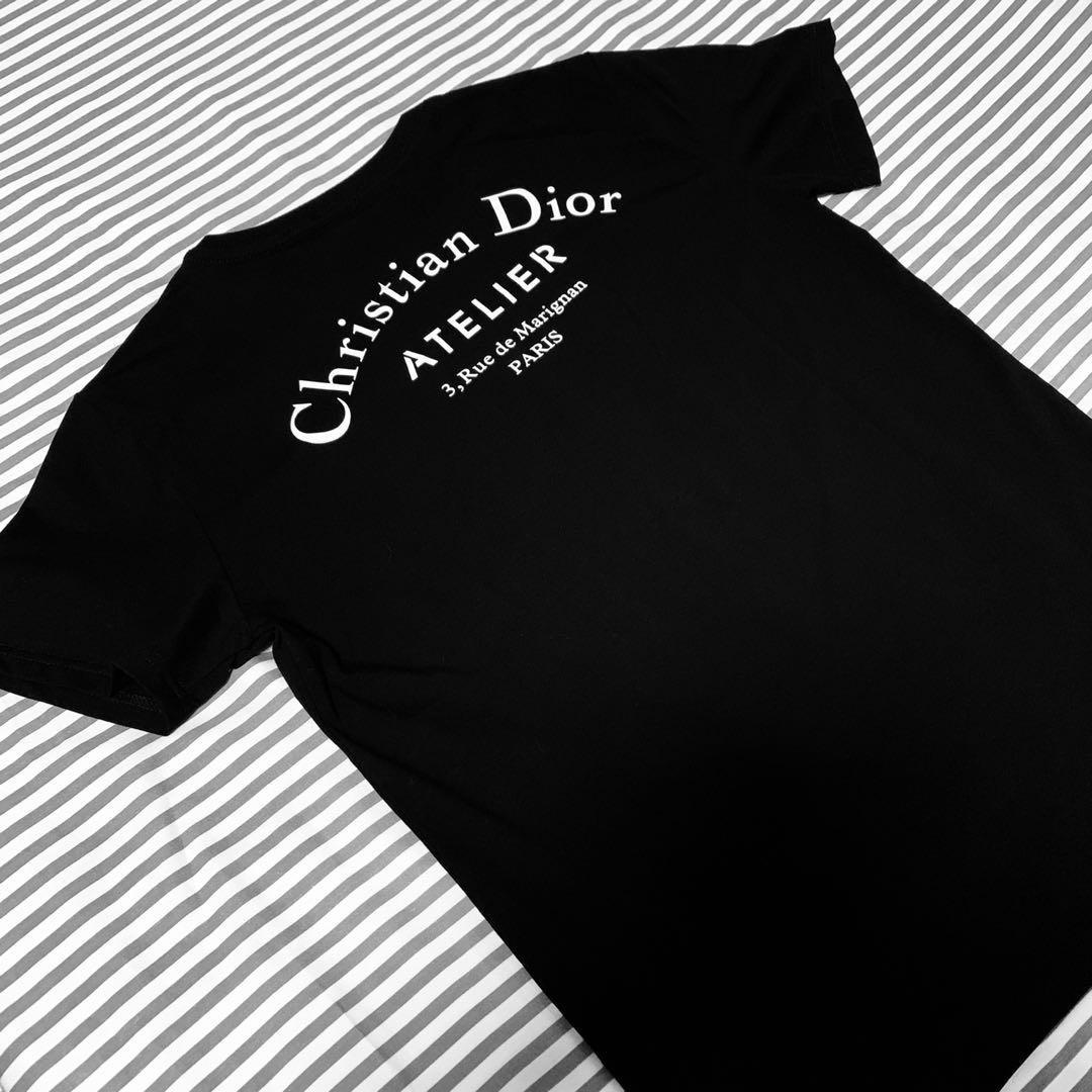 TShirt with Bee Embroidery Black Cotton Jersey  DIOR BG