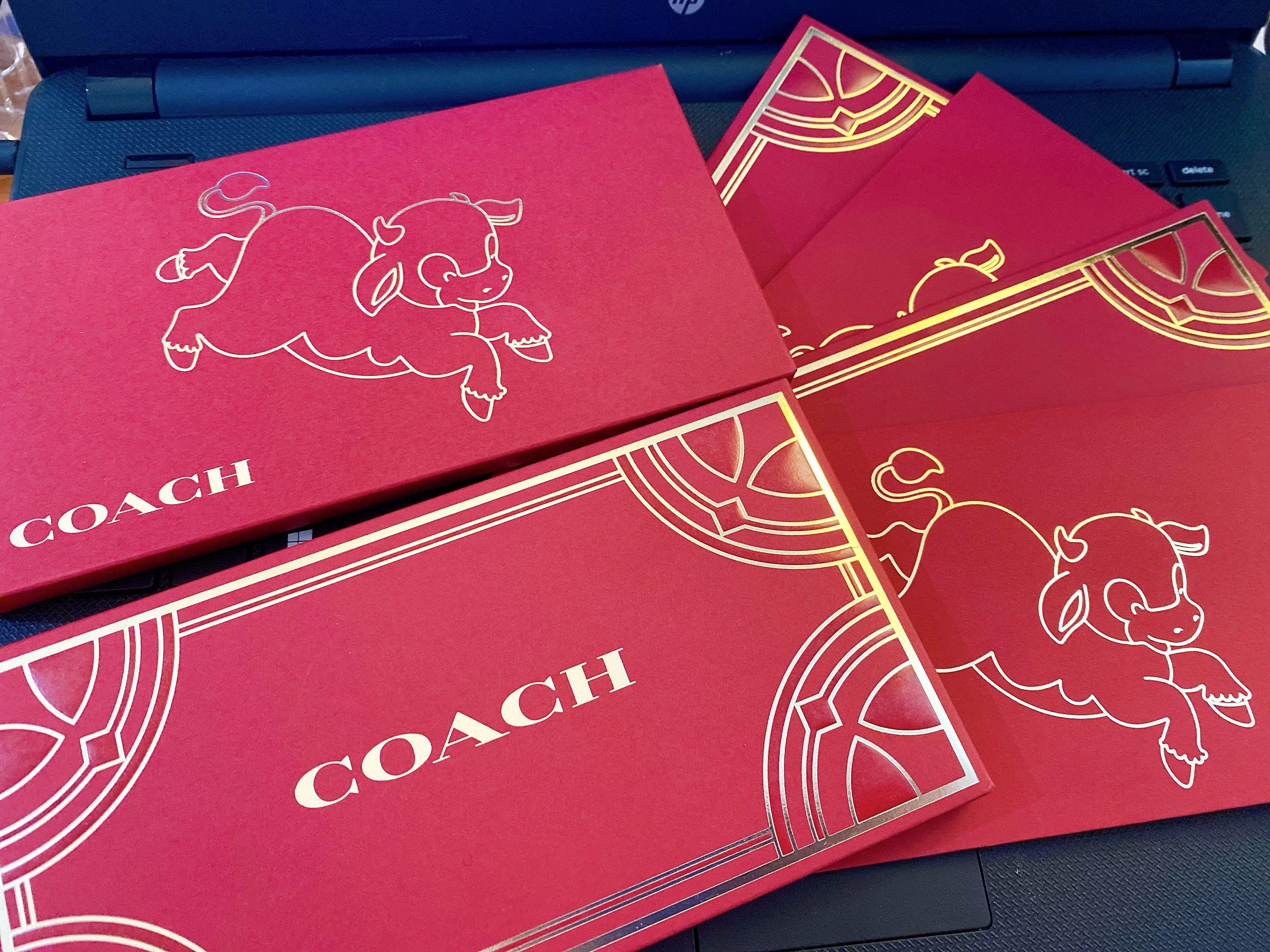Coach 2021 Angpao Red Packets 10pieces 1pack Luxury Bags Wallets On Carousell
