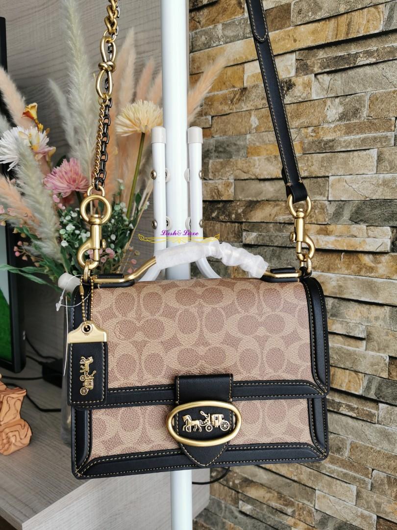 Coach riley top handle bag hot sale