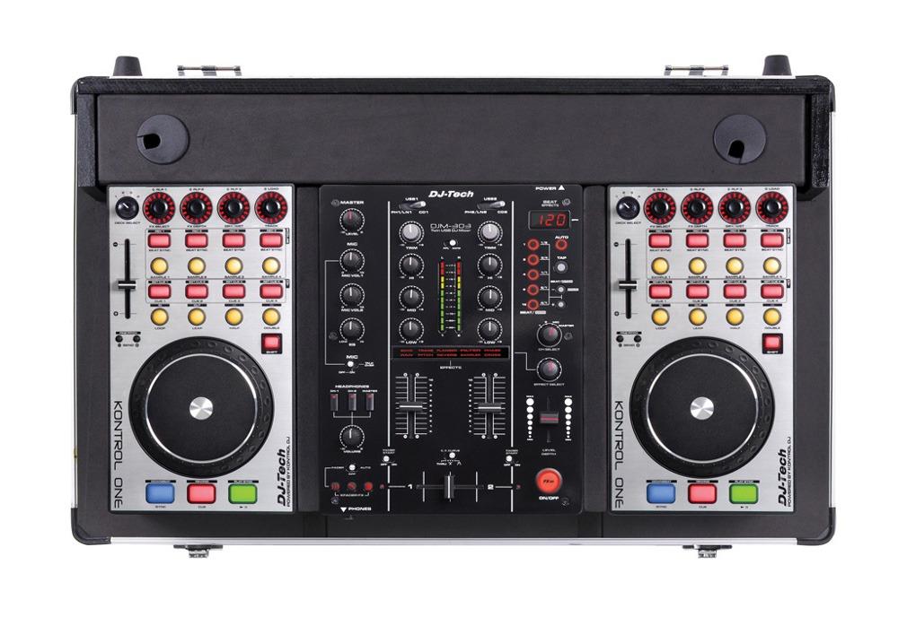 DJ Tech Mixing Table with Flight Case, Audio, Portable Audio ...