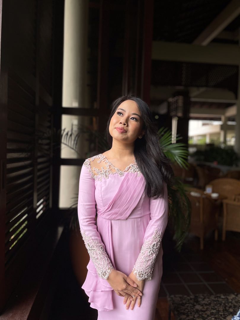 Dress modern Kurung design by emma wf Women s Fashion Dresses Sets Traditional Ethnic wear on Carousell