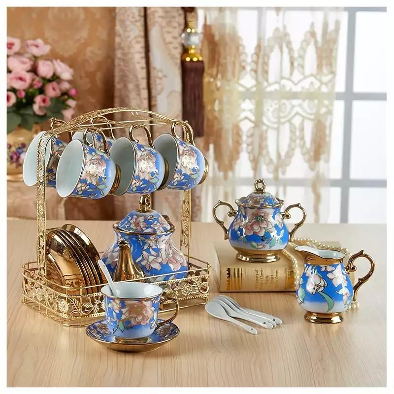English rose tea set top