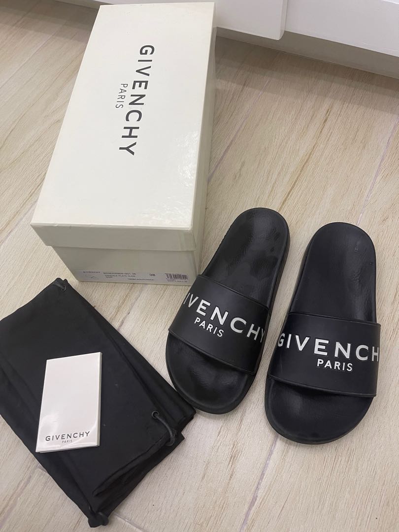 EUC Authentic Givenchy slides size 38, Women's Fashion, Footwear, Slippers  and slides on Carousell