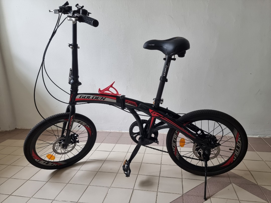 golden e086 foldable bicycle