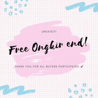 Free Ongkir End!
