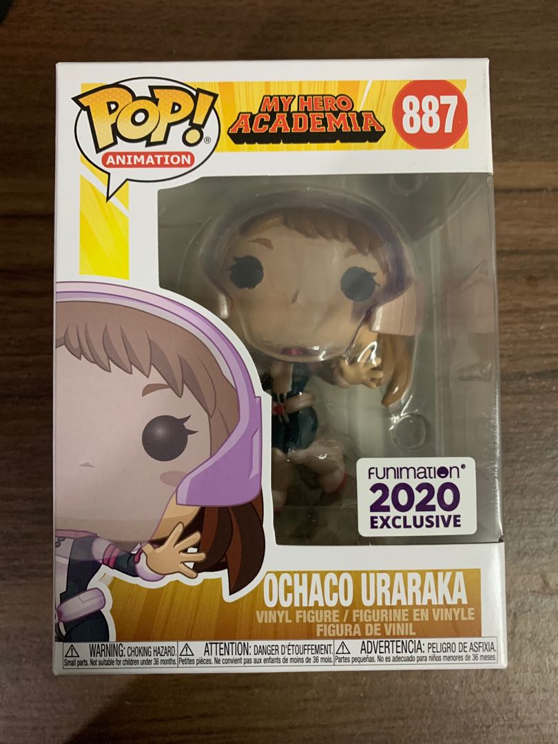 ochaco masked funko pop funimation