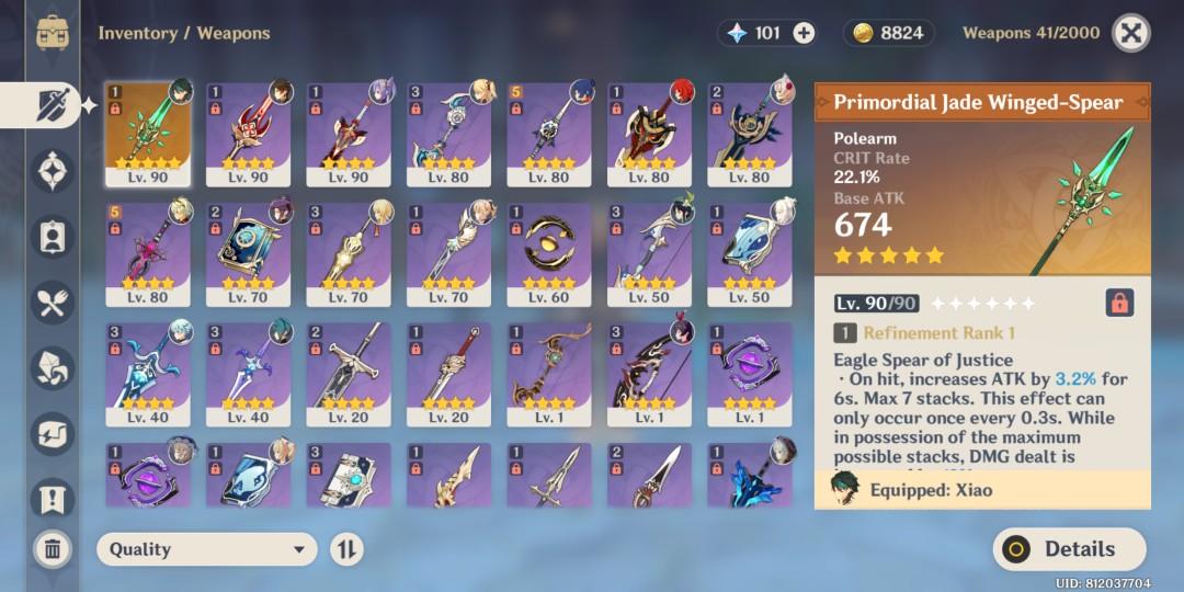 Genshin account worth calculator