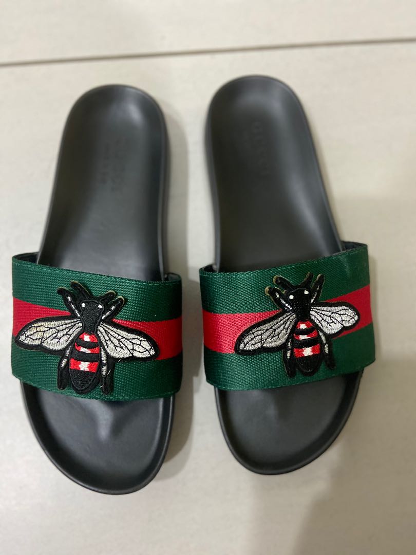 Gucci discount bee slipper