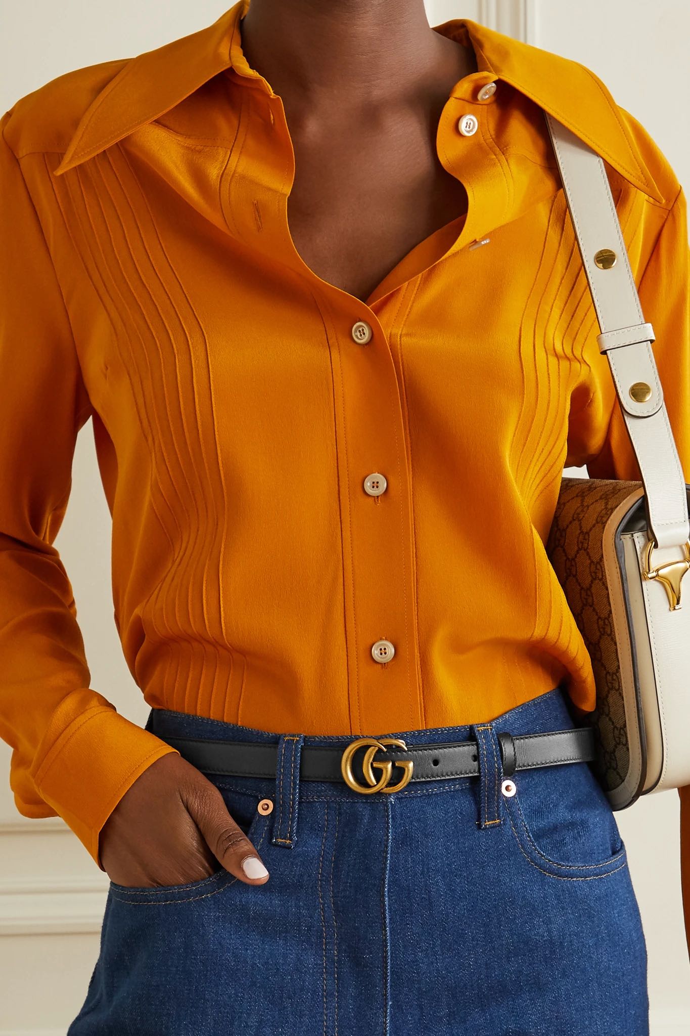 Gg logo belt shop