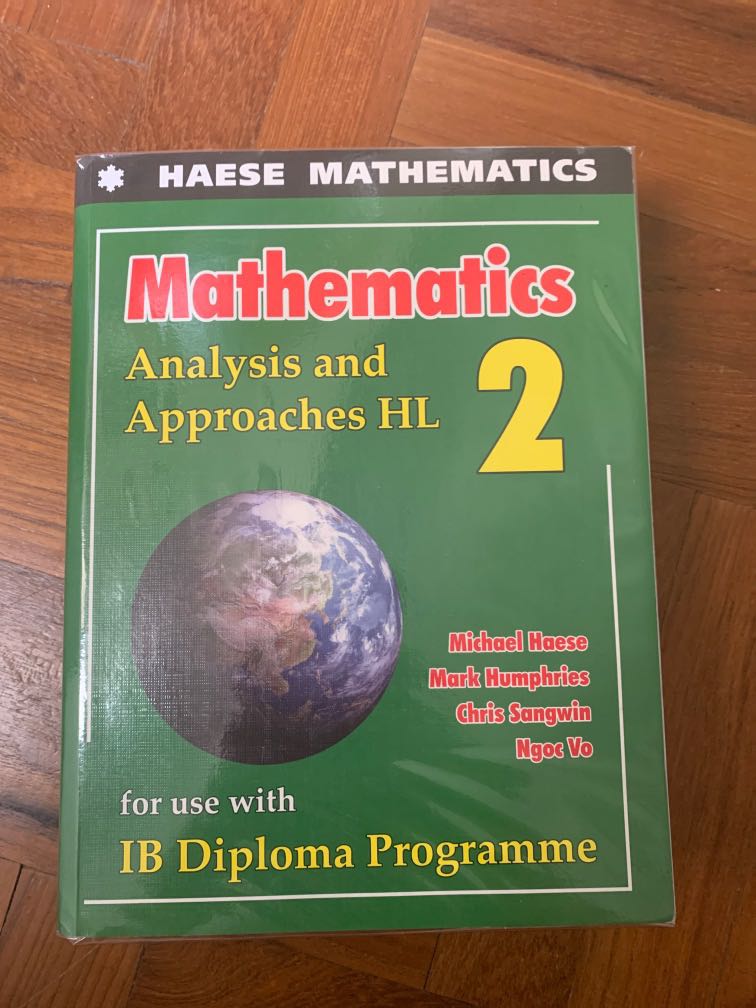 Haese Mathematics Textbook Aa Hl Hobbies And Toys Books And Magazines