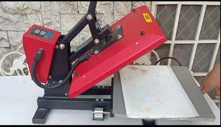 Heat press pullout Flatbed with free 6 in 1 sapphire heat press (The blue one in the images)