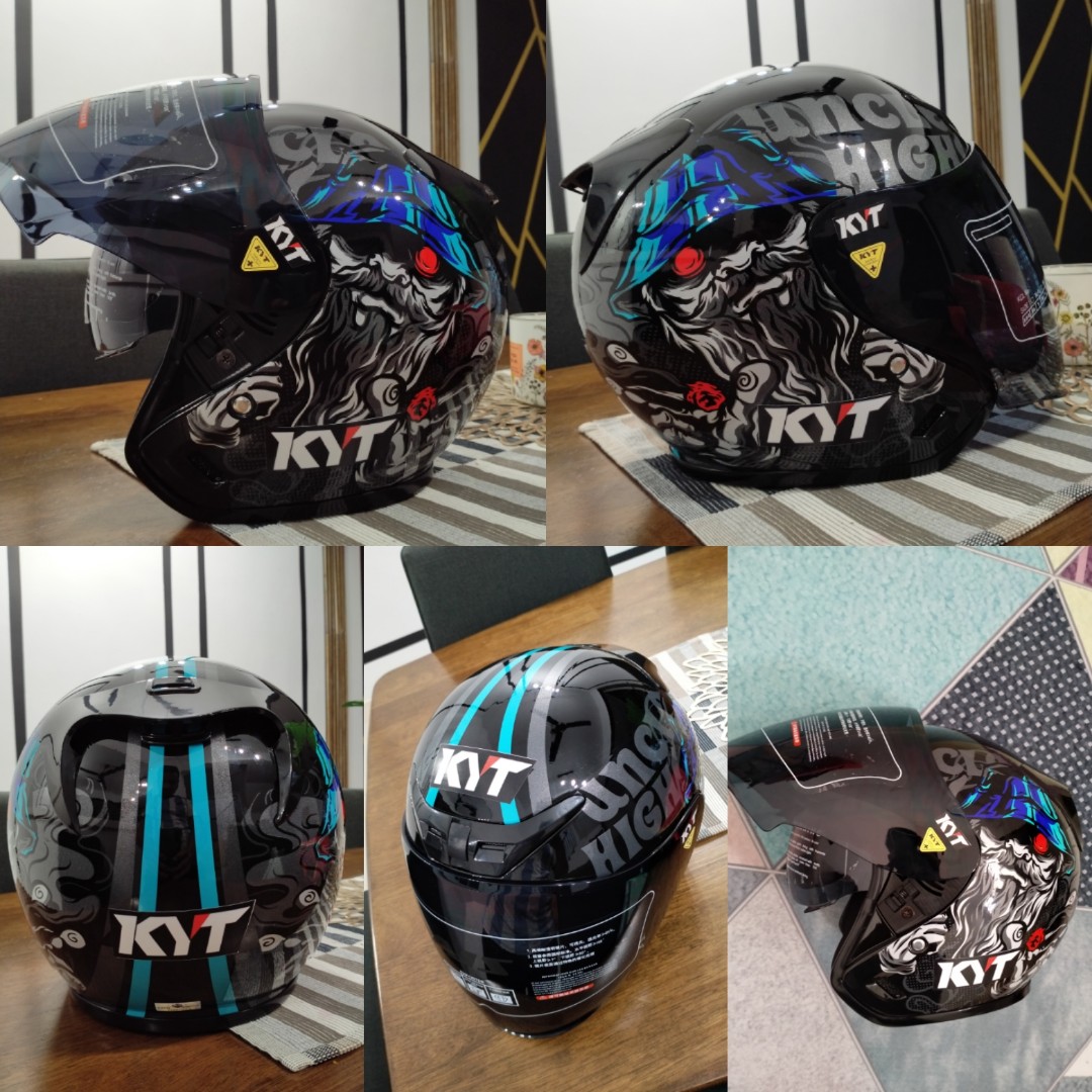 Kyt helmet top double visor