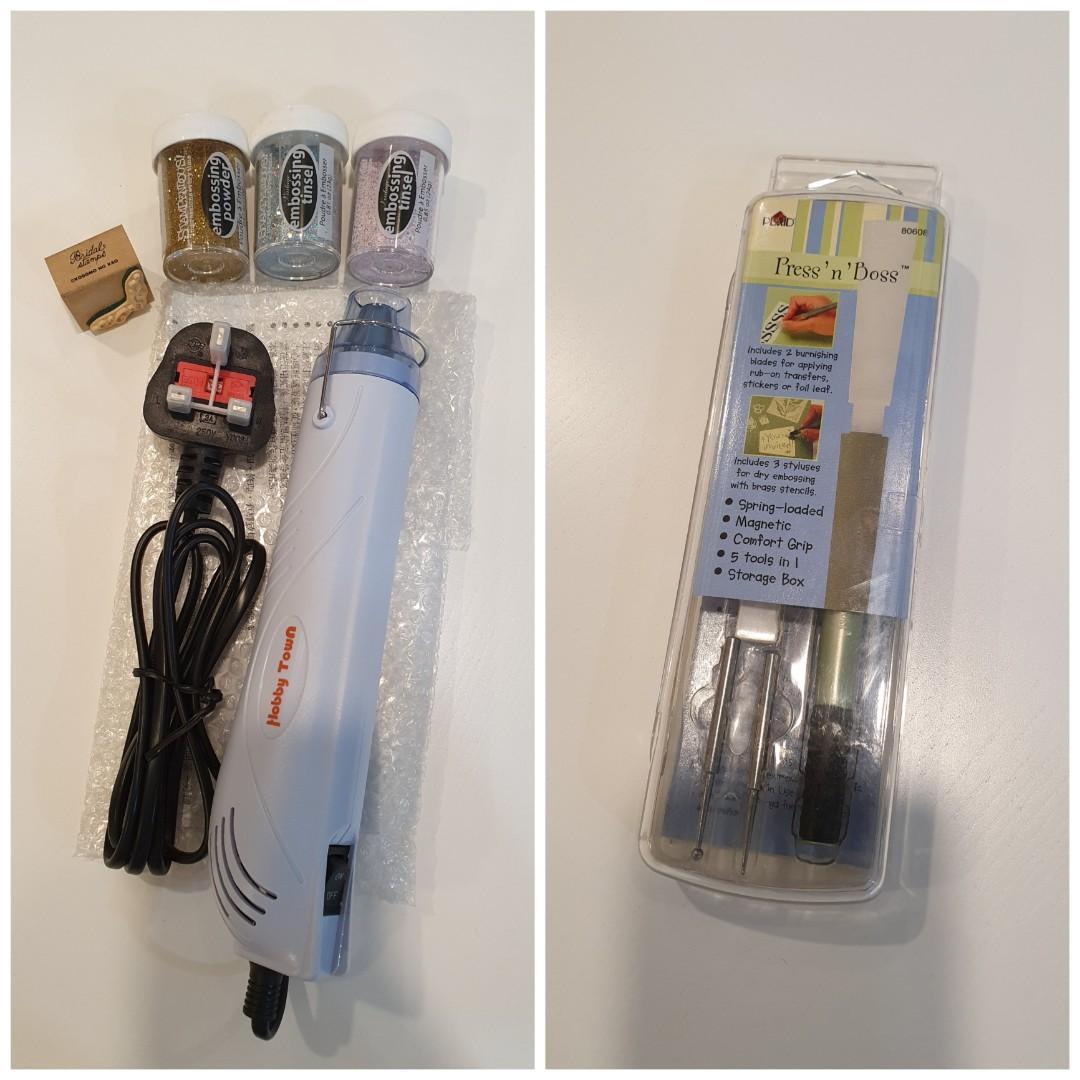 Hobby Hot Air Blower & Emboss Pen, Hobbies & Toys, Stationery & Craft