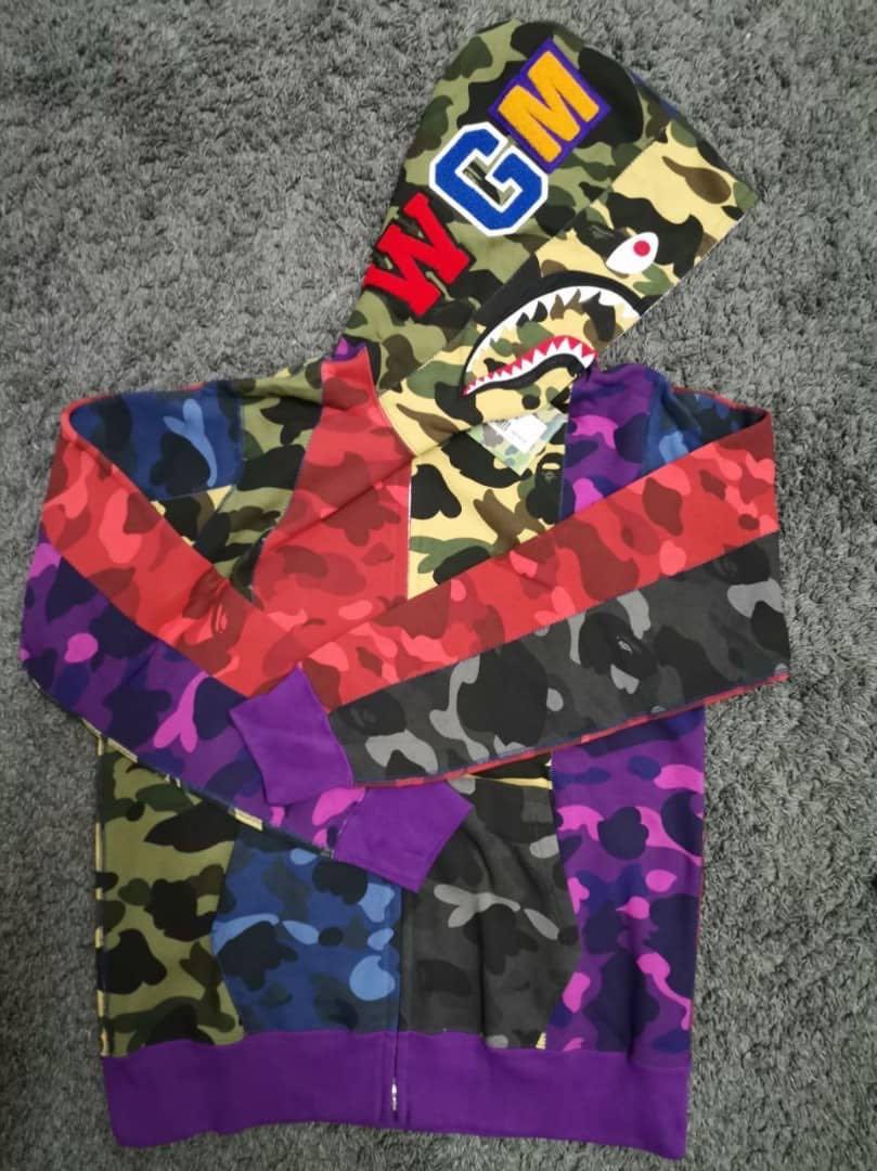 Bape mix best sale camo hoodie pubg