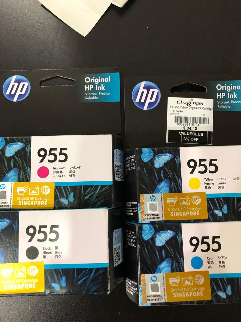 HP 955 Printer Ink, Computers & Tech, Printers, Scanners & Copiers on ...