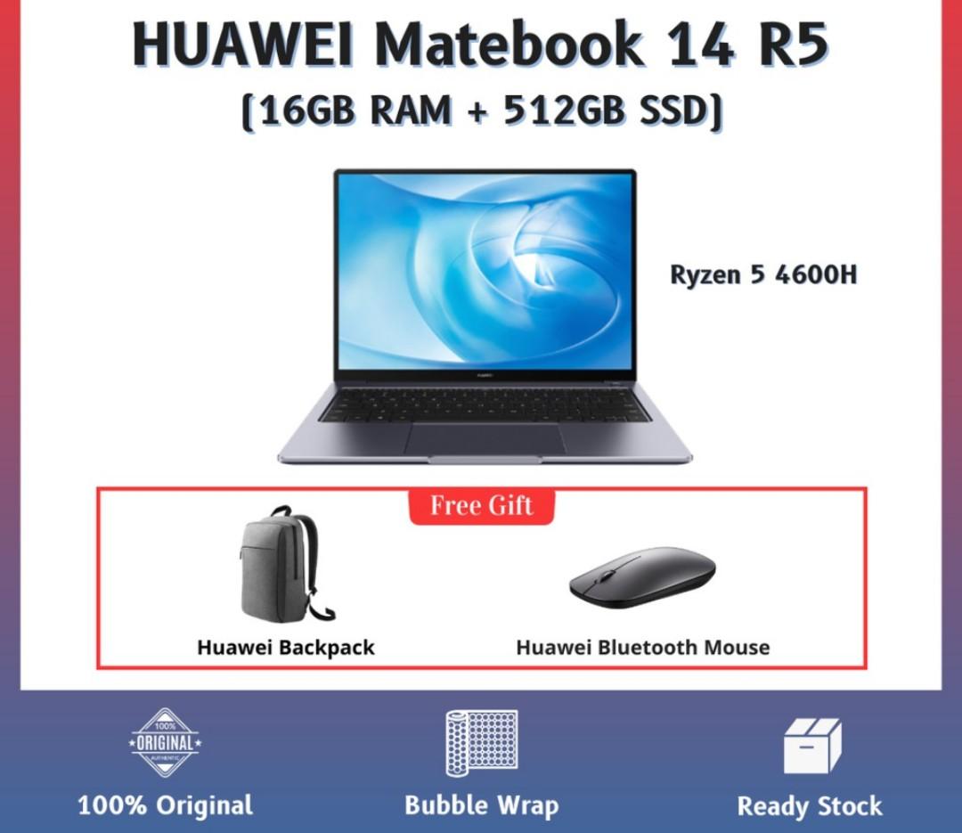 huawei matebook 14 laptop ryzen5 space