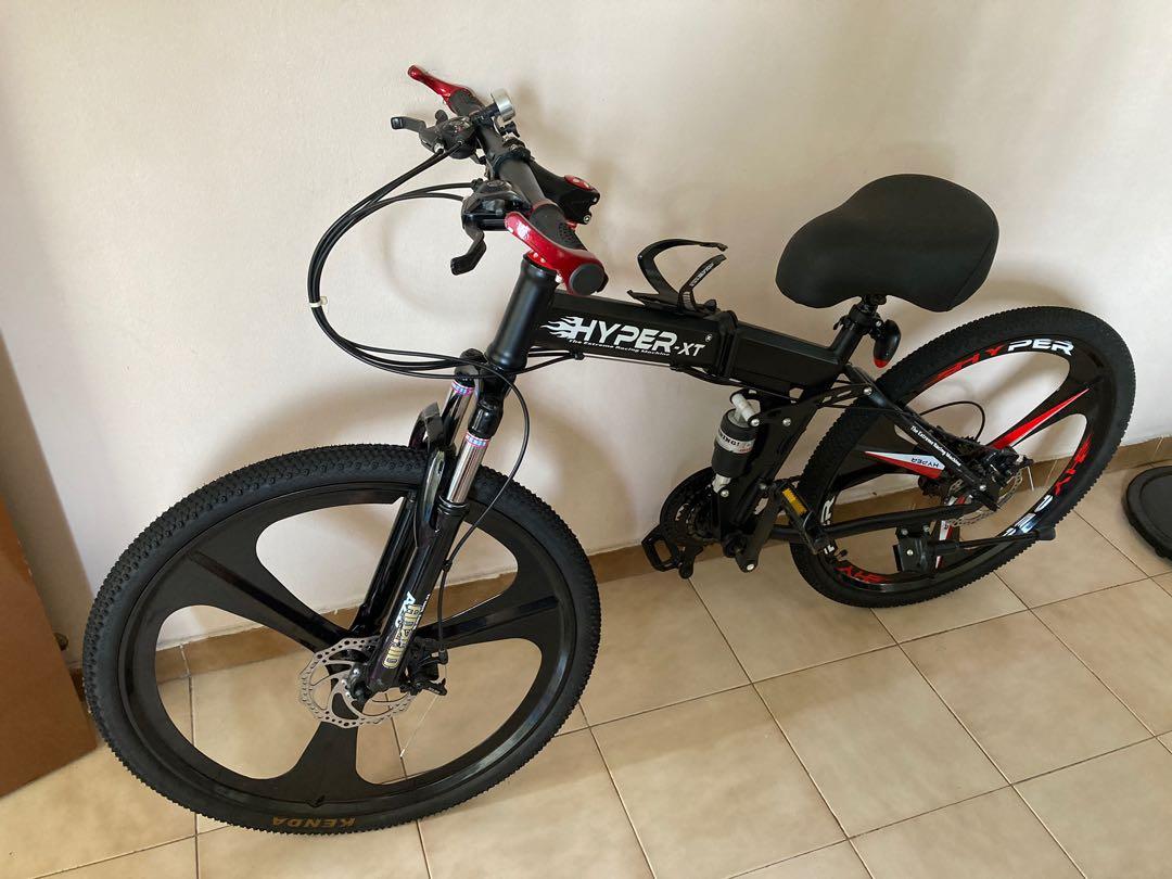 Hyper XT mountain bike foldable bike Sports Equipment Bicycles Parts Bicycles on Carousell