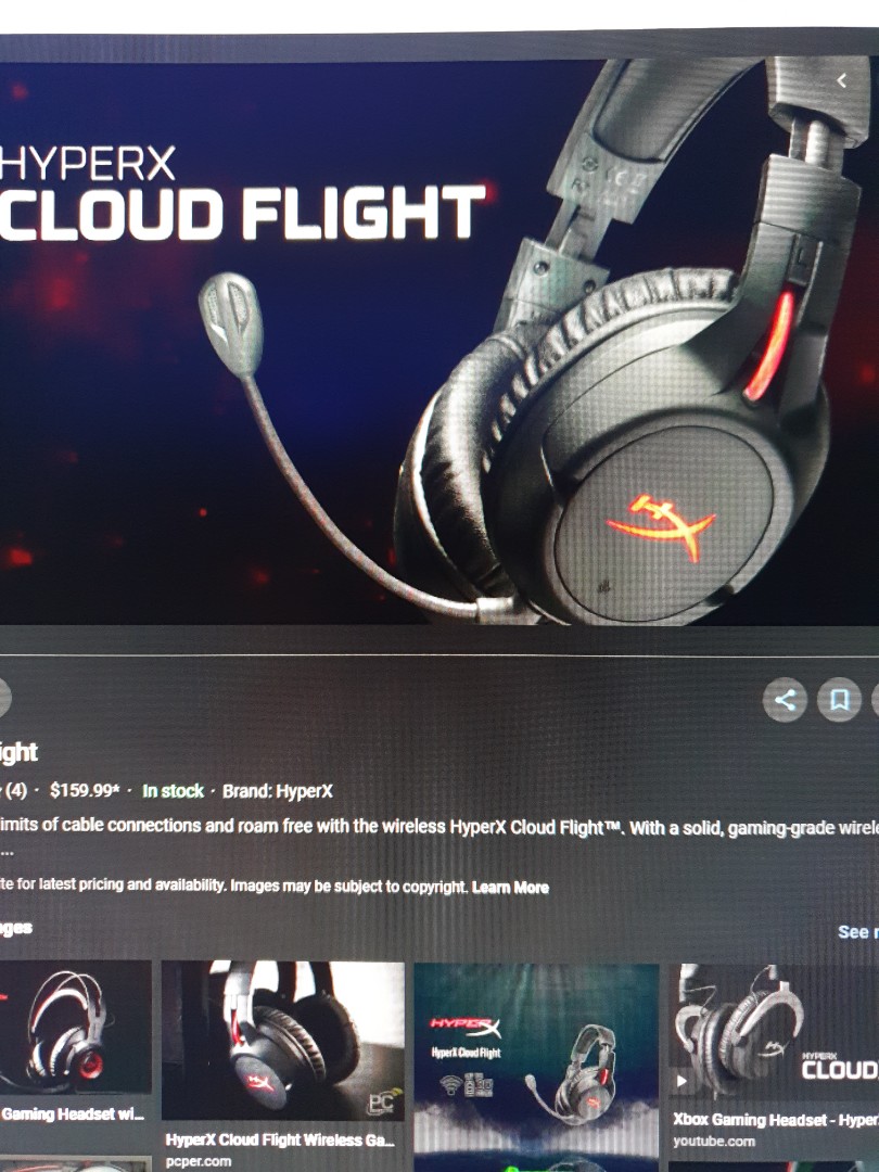 Hyperx Cloud Flight Wireless Gaming Headset Audio Headphones Headsets On Carousell