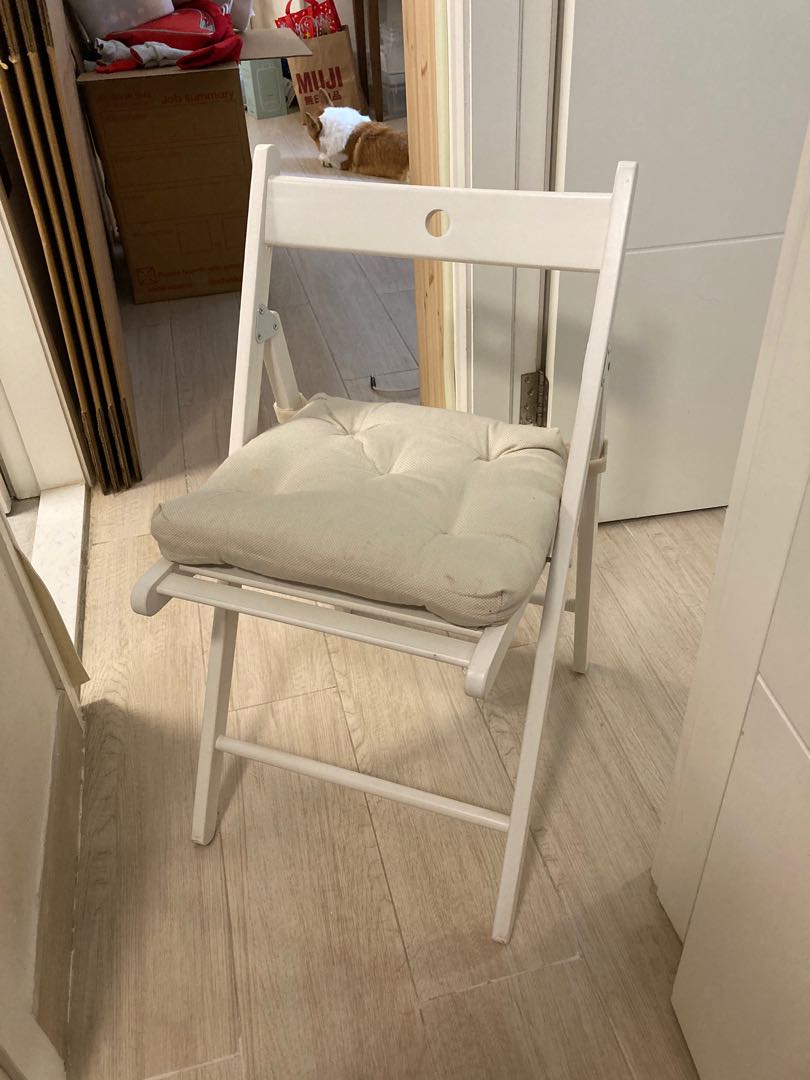 Ikea 摺櫈 folding chair x3, 傢俬＆家居, 傢俬, 椅子 Carousell