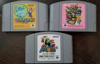 Japanese N64 PS2 PS3 and XBOX 360 games