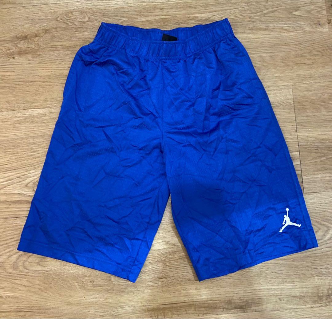 blue jordan shorts mens