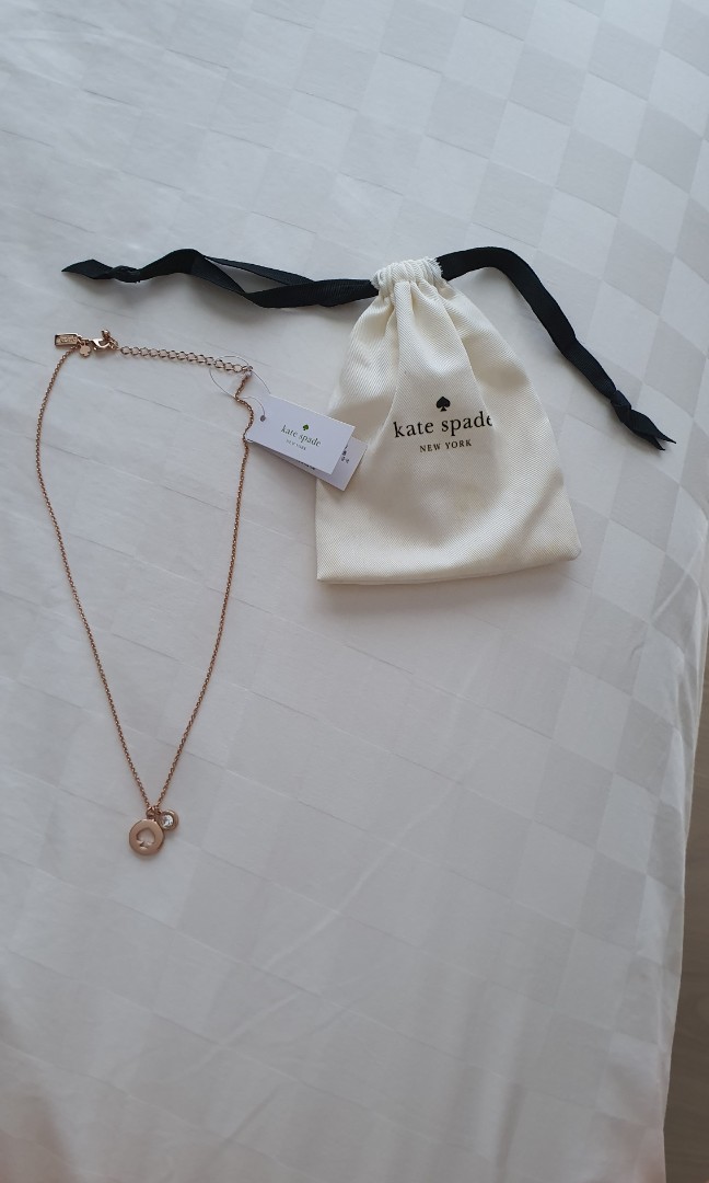 Kate spade hotsell rose gold necklace