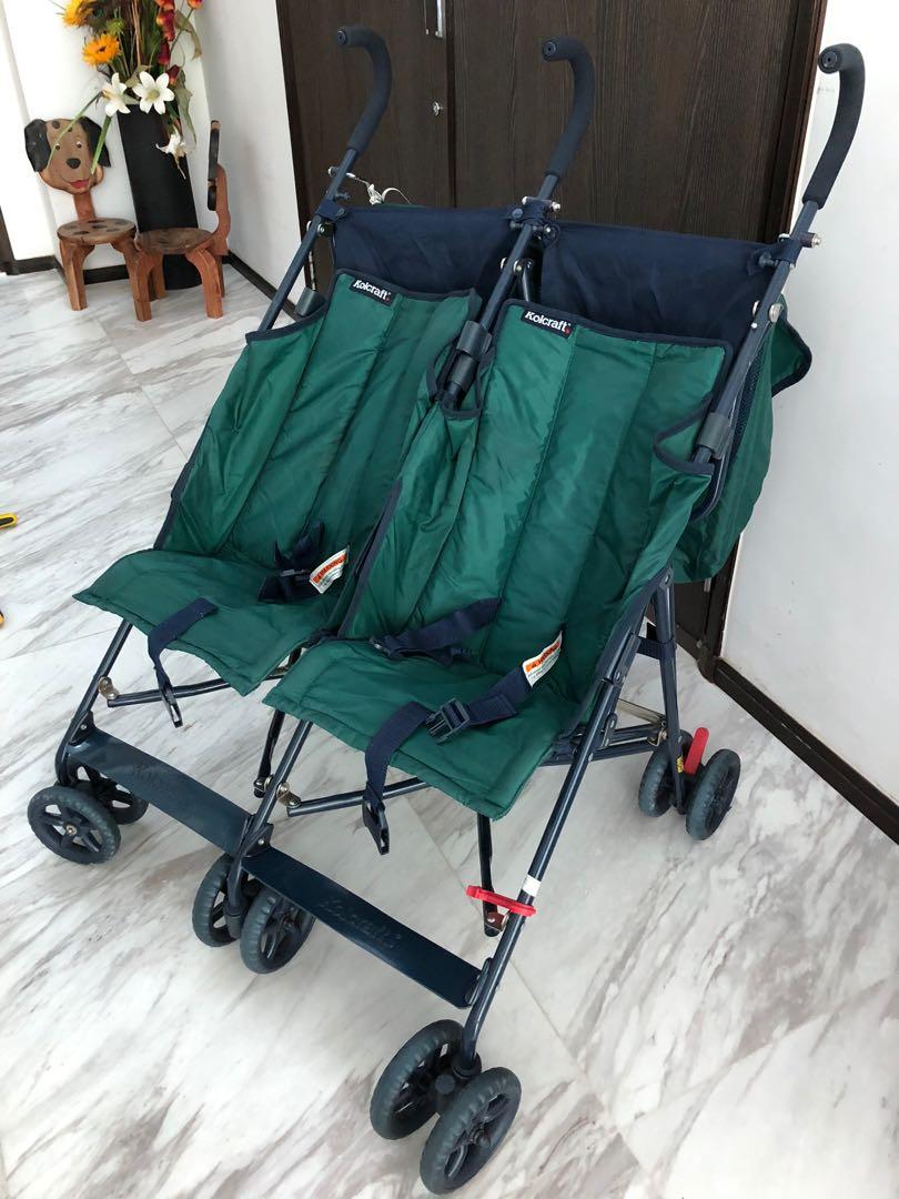 kolcraft double strollers