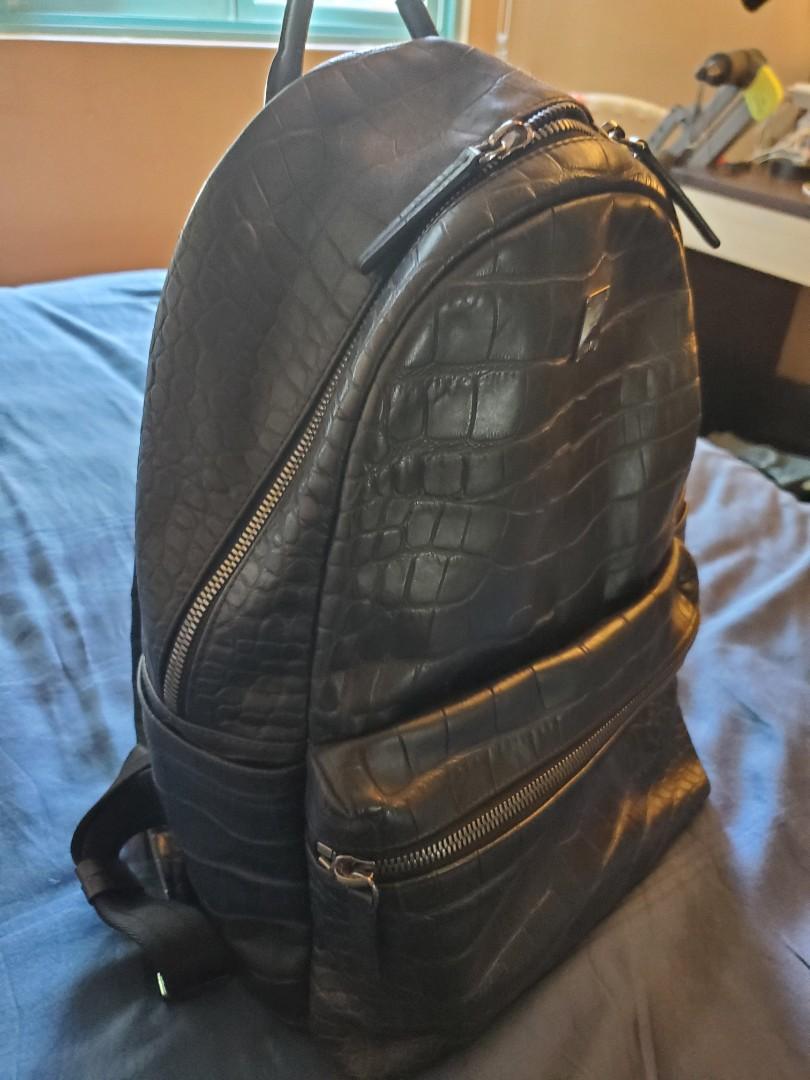 Mcm laptop backpack new arrivals