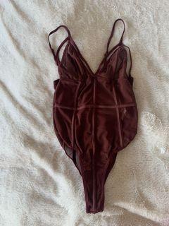 Mesh Purple Sirens Bodysuit