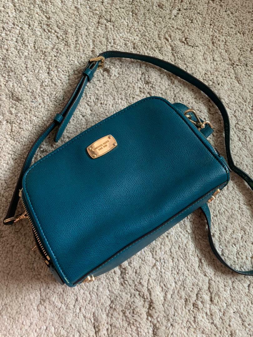 Dark teal hotsell handbag