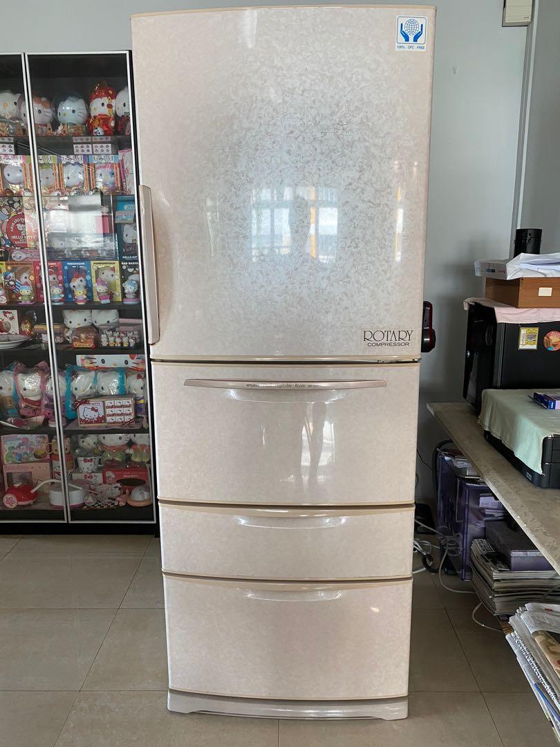 Mitsubishi 4-Doors Refrigerator, TV  Home Appliances, Kitchen Appliances,  Refrigerators  Freezers on Carousell