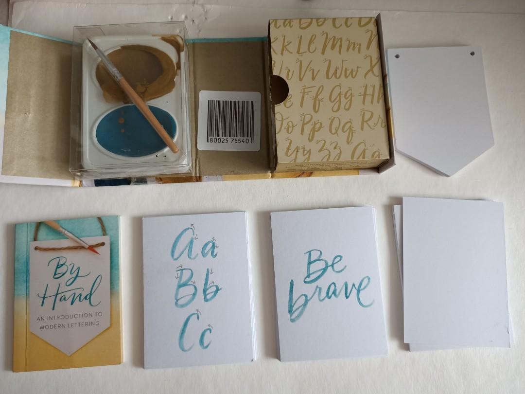 Modern Lettering Kit (By Hand), Hobbies & Toys, Stationary & Craft ...