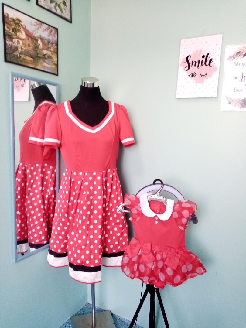 minnie mouse outfit for mom and daughter