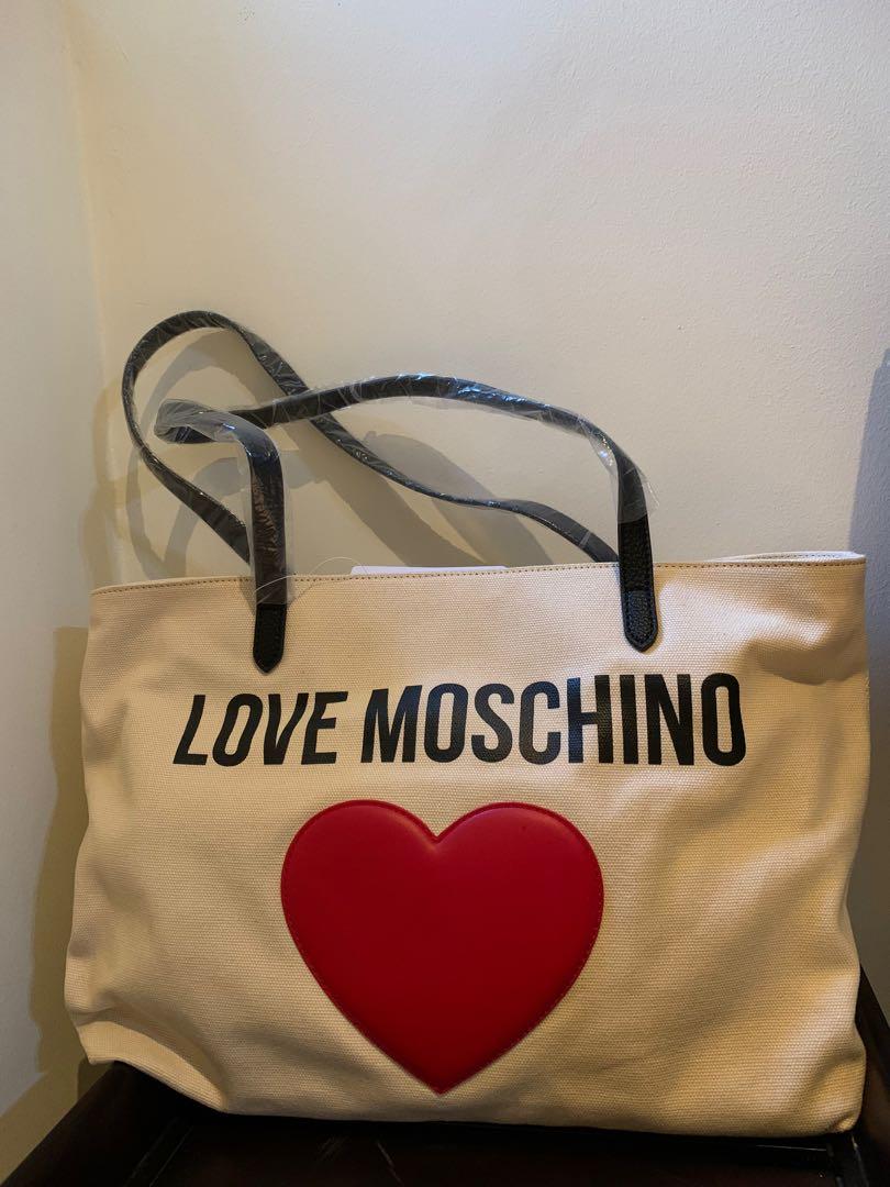 Moschino Canvas Tote Bag