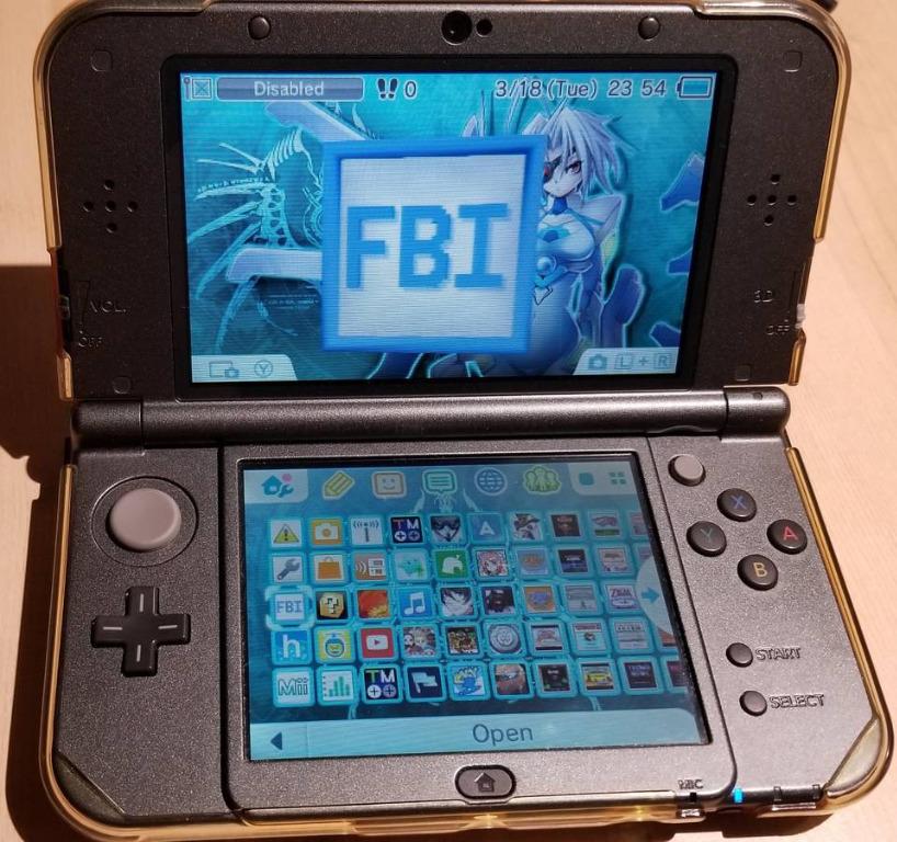 New Nintendo 3ds Xl Hyrule Gold Edition Modded With 256gb Video