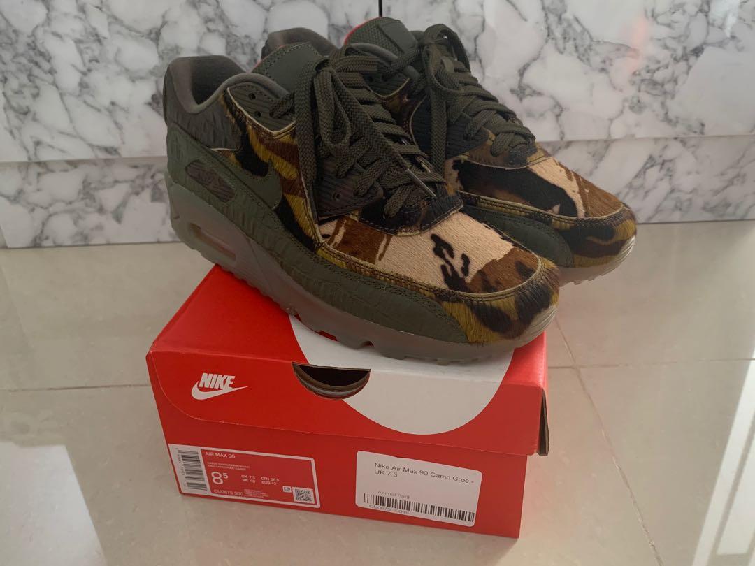 Nike Air Max 90 Croc Camo Now Arriving At Select Retailers • KicksOnFire.com
