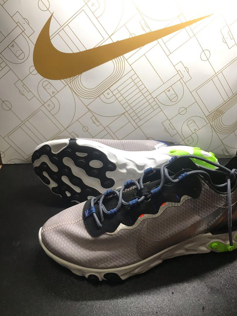 Nike React Element 55 SE Pumice Metallic Silver Men s Fashion