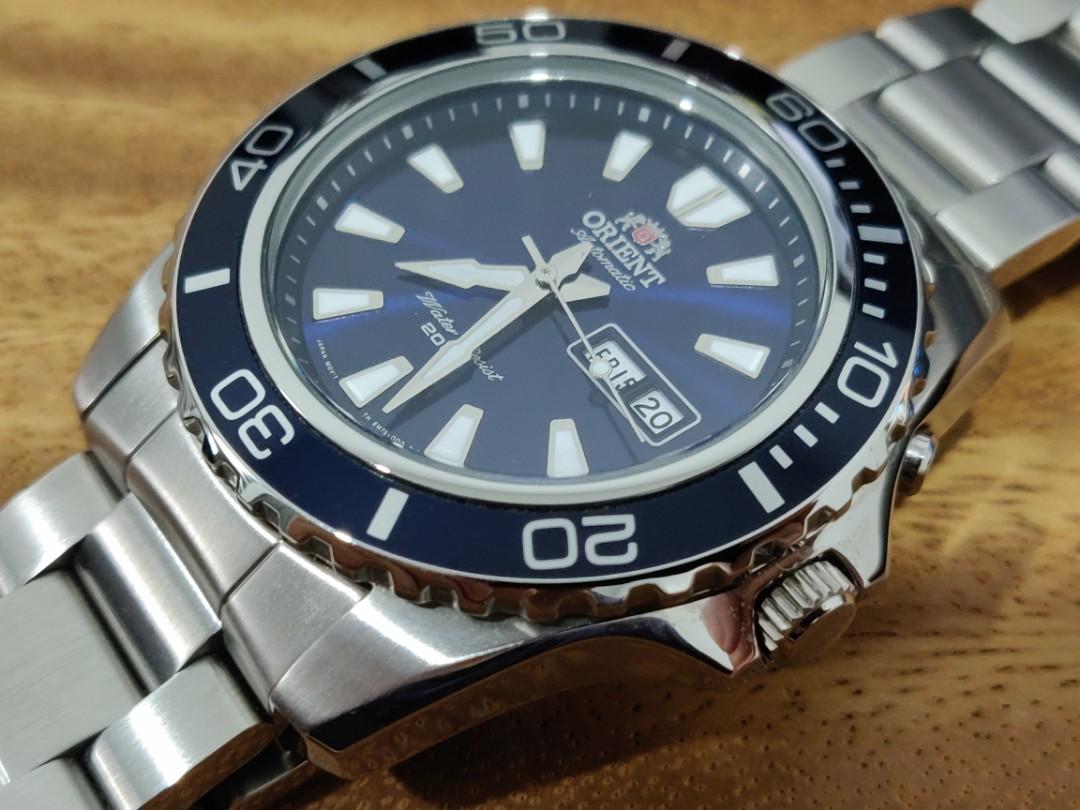 Orient Mako XL ORCEM75002D Blue Dial Men s Fashion Watches