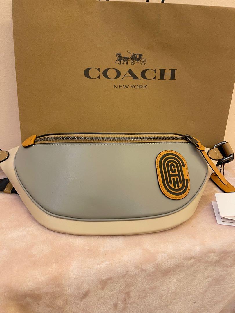 Original coach 959 men belt bag chest bag