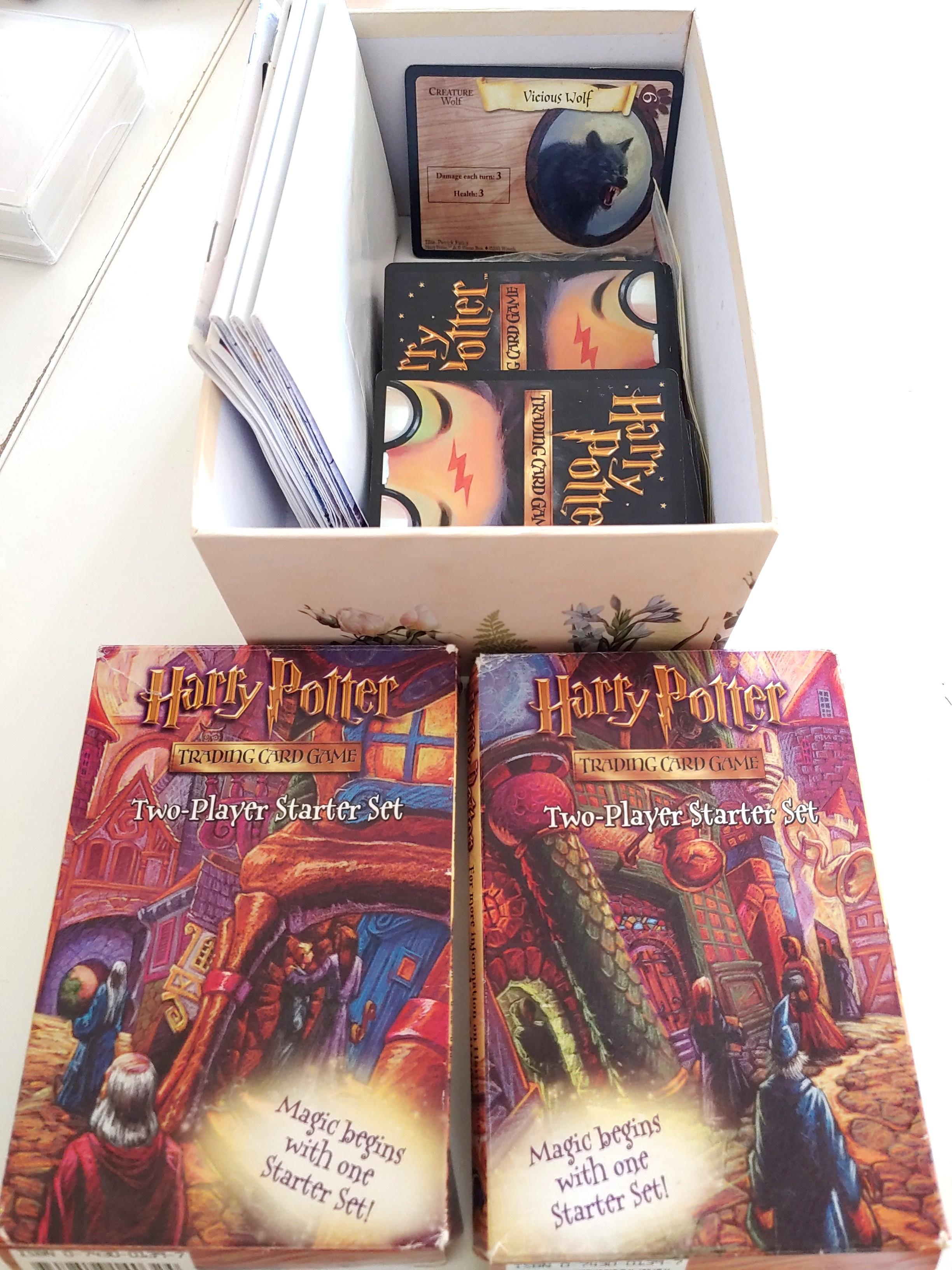 2 Decks of Original Harry Potter Trading Card Game, Hobbies & Toys, Toys &  Games on Carousell