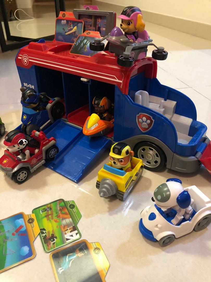 Paw patrol mission paw complete set of 6 figures with vehicles sale
