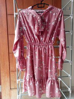 Pink Floral Dress